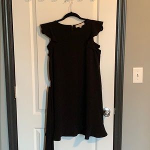 Loft black flowy dress